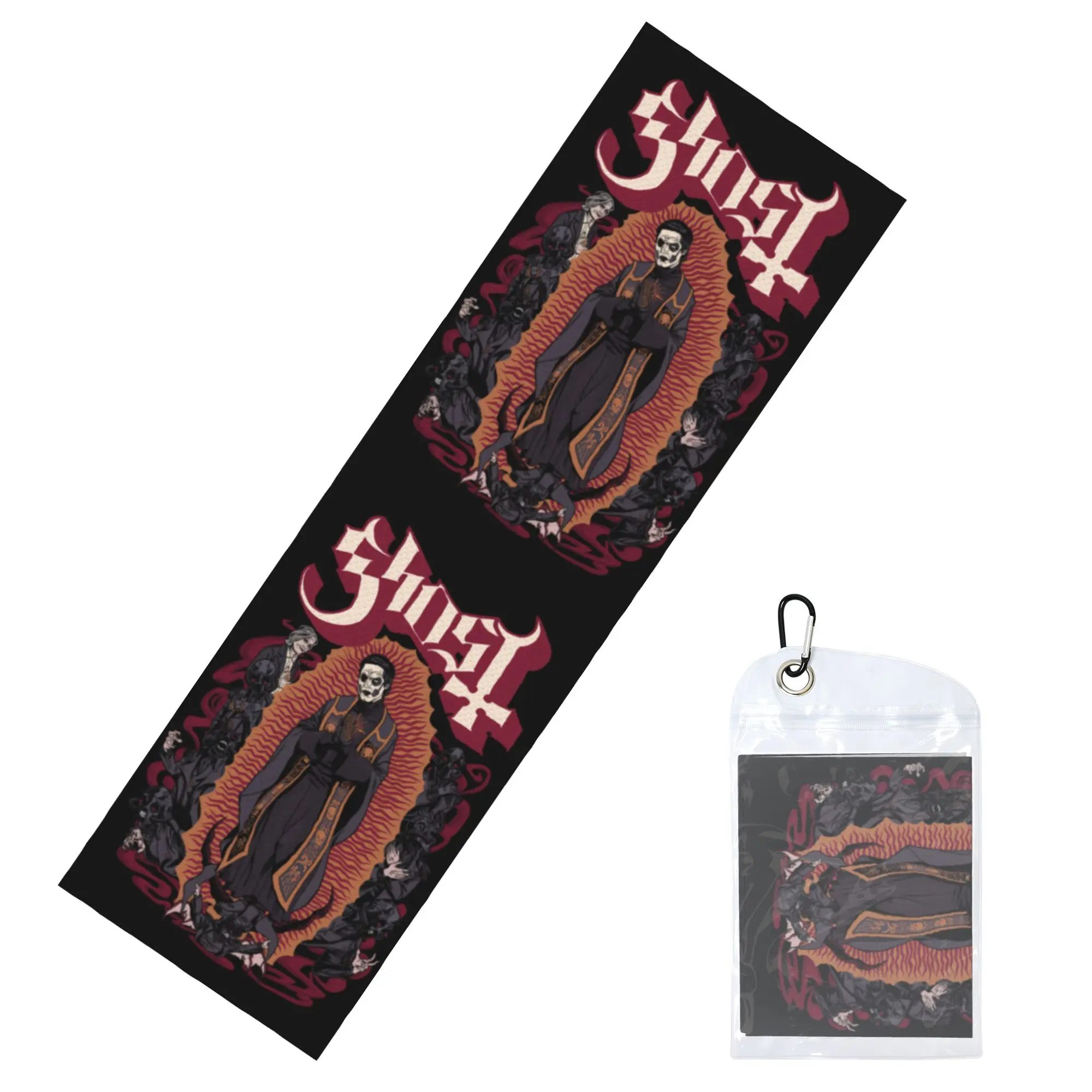 Ghost Heavy Metal Rock Band Cold Exercise Towel   Super Soft Breathable Instant Cooling Towel Yor Gym Towels
