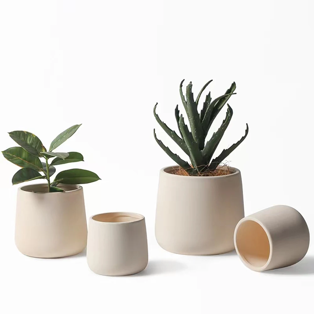 Cement Flowerpot Silica gel Mold Concrete European-style Design large size Pot DIY Plant Succulent Pot Cement Silicone Molds