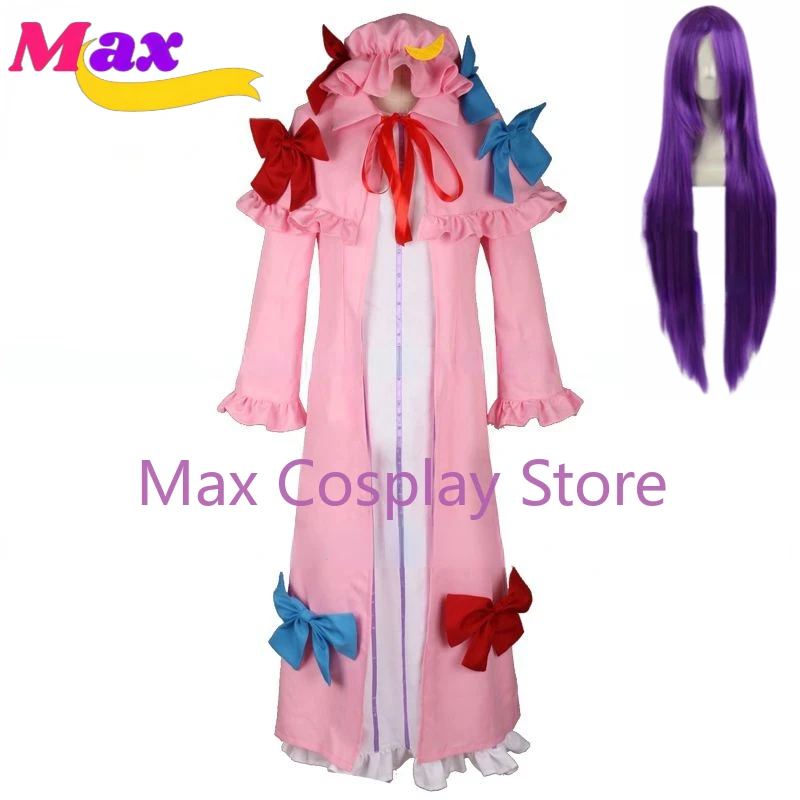 

Костюм для косплея Max Cos Game Touhou, проект Toho высота, Maiden, воплощение алого дьявола, знания пачули, костюм для косплея