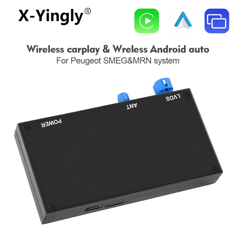 Wired /Wireless Carplay and Android Auto for Peugeot 208 308 508 3008 Citroen C4 DS3 DS4 DS5 SMEG MRN NAC Multimedia Accessories