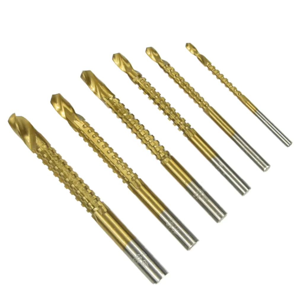 

6Pcs 3Mm-8Mm High-Speed Spiral Drill Bits Set Super Hard Stainless Steel Drill Accessories Compatible with Cordless Electric