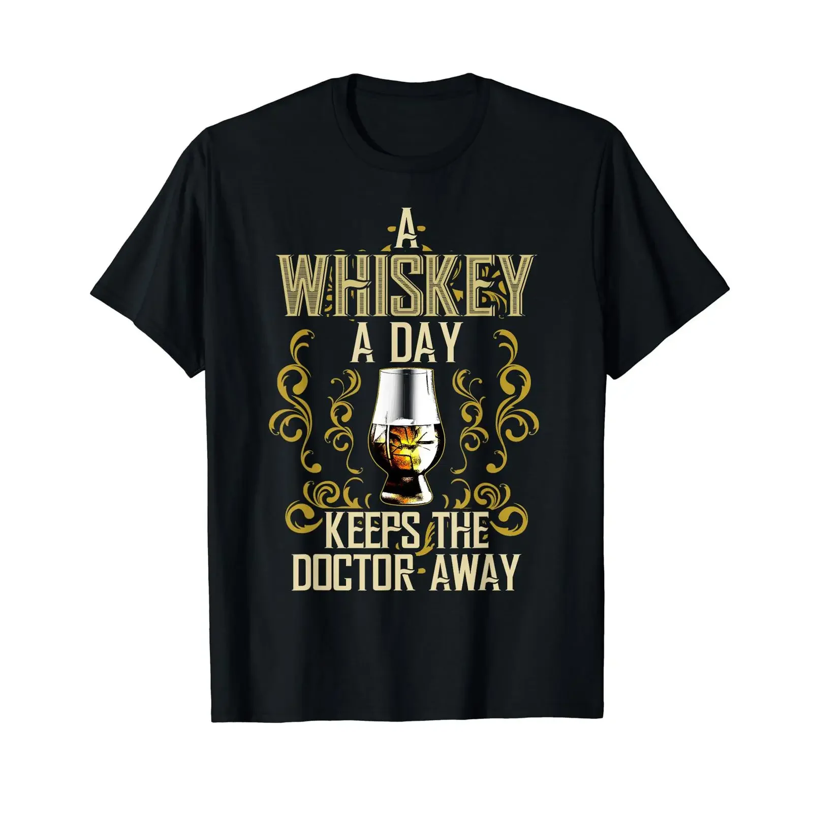 A Whiskey Day Single Malt Scotland T Shirt for Whisky Fans black vintage Washed Top For Everyday Wear Soft designer clothes