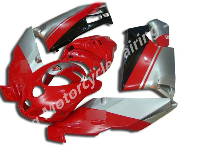 For DUCATI 749 999 2005-2006 749 05 06 Motorcycle ABS Injection Body Fairing Kit red silver