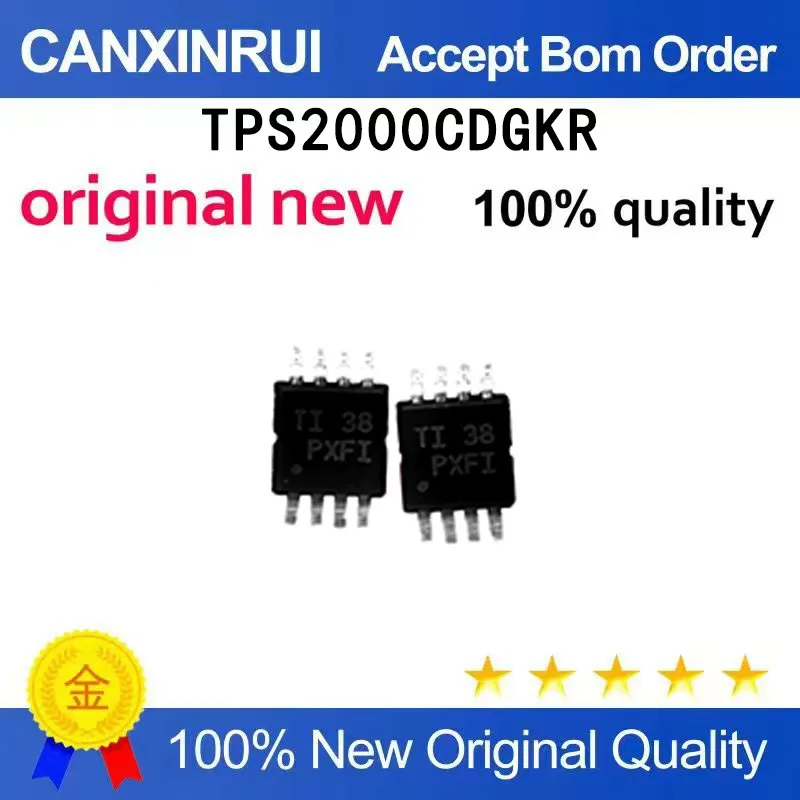 (5pcs-100pcs）TPS2000CDGKR「IC PWR SW USB 2.9A 1CH 8VSSOP MSOP8