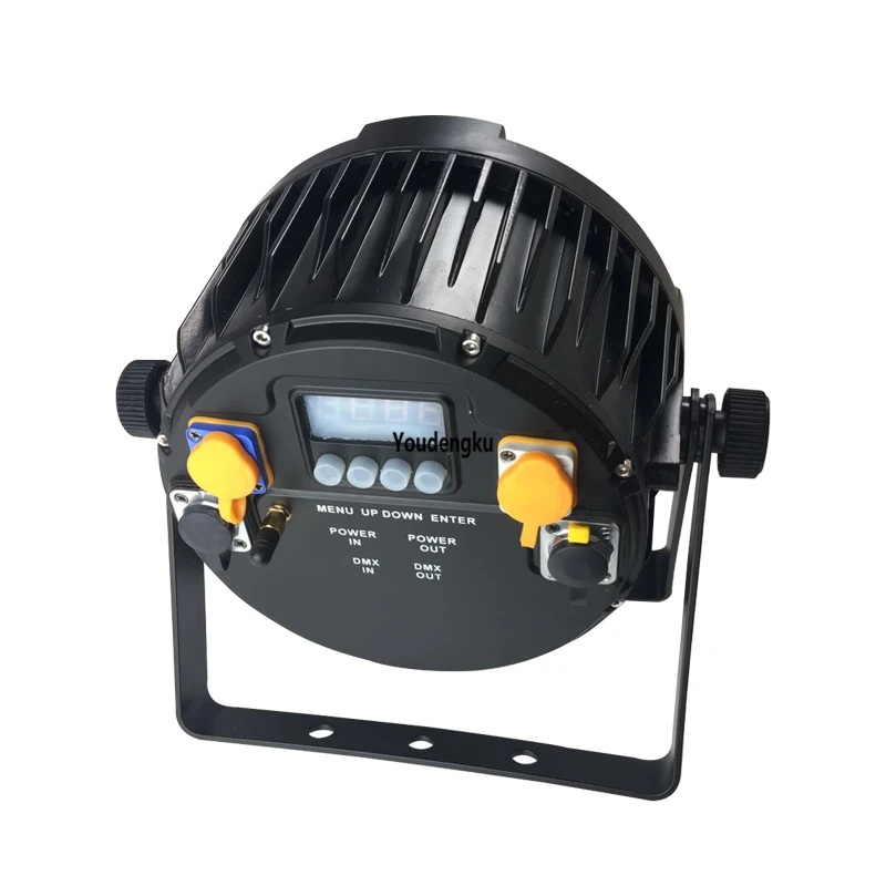 20 pieces wireless battery powered RGBW DMX small par 64 can led light 12x10watt 4in1 wireless waterproof LED par light