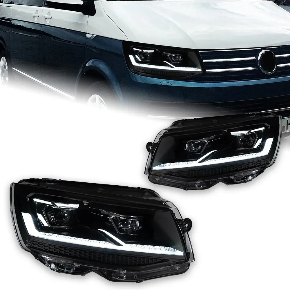 

AKD Headlight for VW Multivan T6 Headlight LED Headlight Styling Dynamic Turn Signal Lens Automotive 2pcs