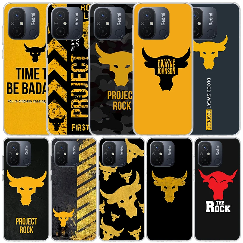 The Rock Dwayne Johnson ua Phone Case For Xiaomi Redmi 12C 12 10C 10 10A 9C 9A 9T 9 8 8A 7 7A 6 Pro 6A K20 K30 K40 S2 Soft Back