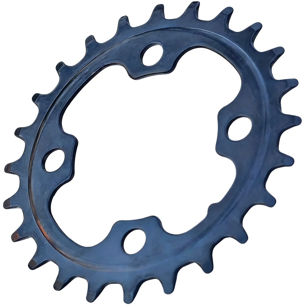 24T Chainring Stainless Steel Round Type BCD64mm 4-Hole Mount For 9 Speed 10 Speed 11 Speed 12 Speed Bike Systems