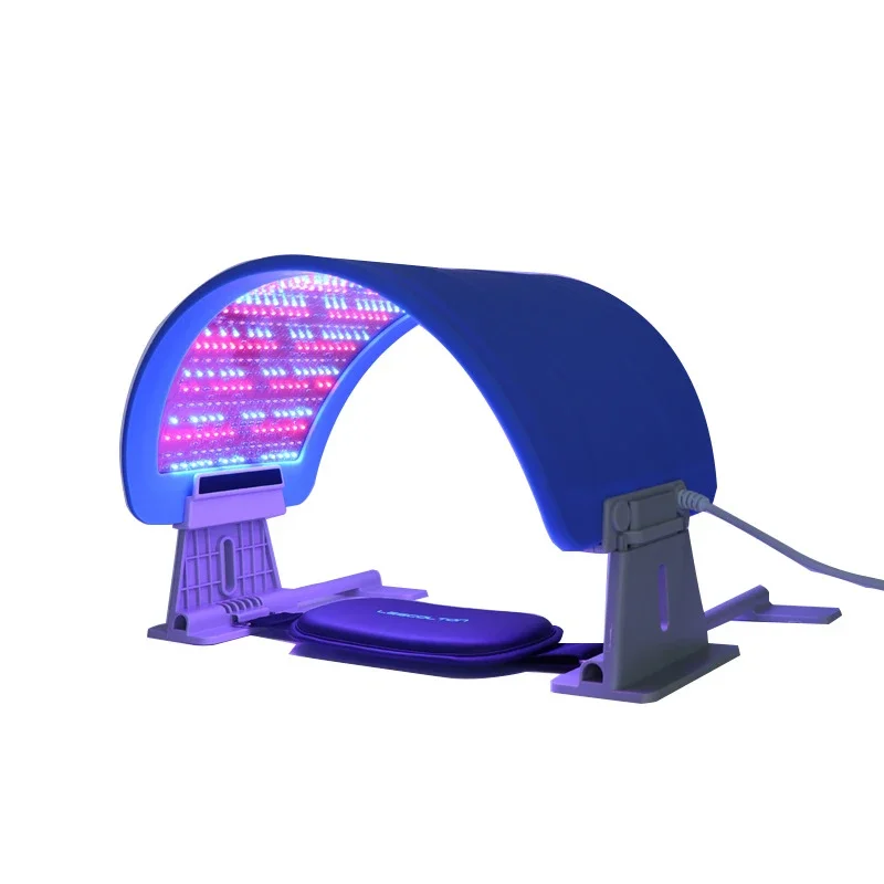 جهاز تجديد الجلد الفوتون LED LS-D801 جهاز تجميل منزلي EMS جهاز تجميل الفوتون ثلاثة ألوان جهاز العناية بالبشرة الخفيفة