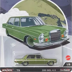1/64 Scale 280 SEL 4.5 Simulation Alloy Car Model Static Display Collectible Toy Gift Souvenir Decoration