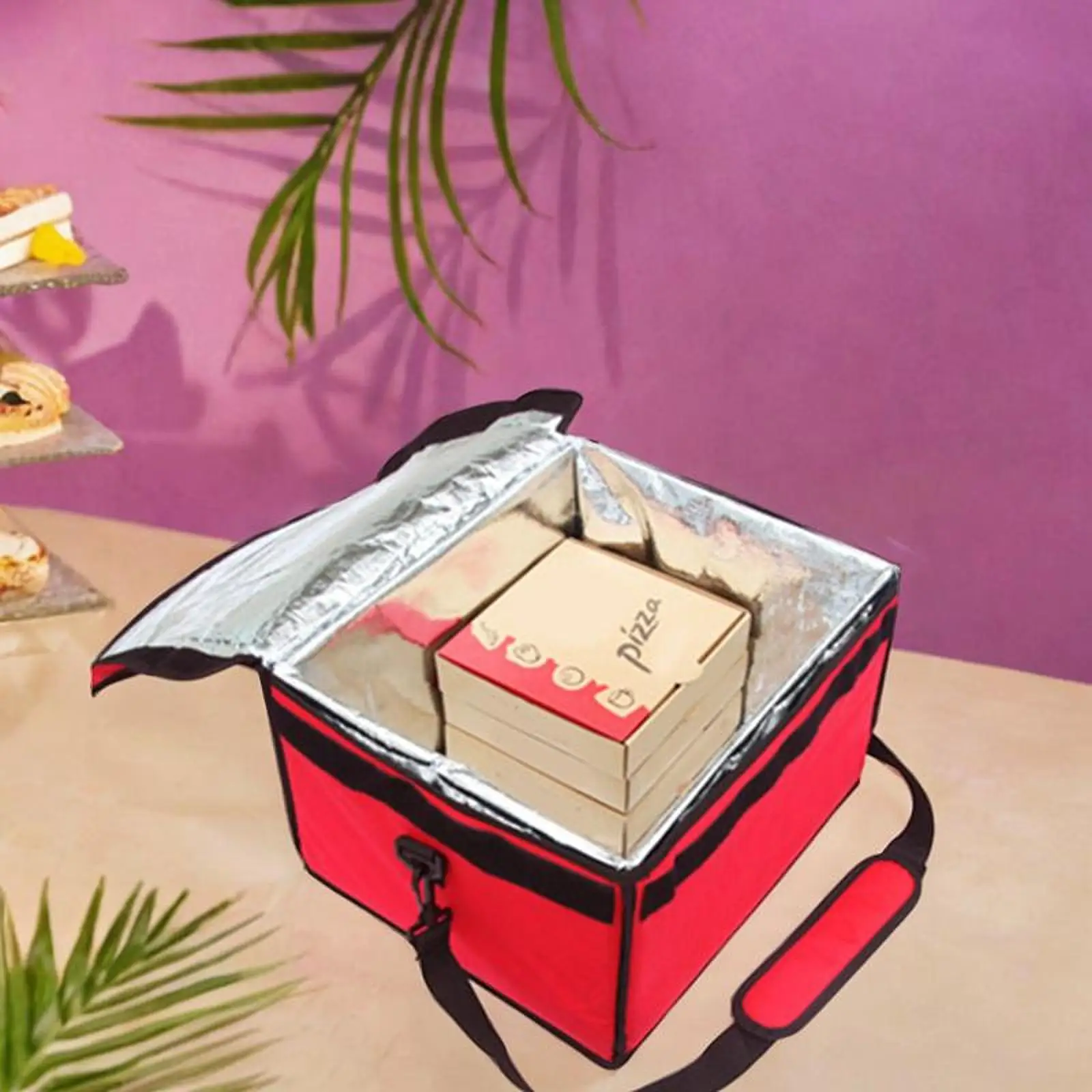 

Сумка для разработки пиццы, изолированная сумка-переноска для кемпинга, дома, путешествий