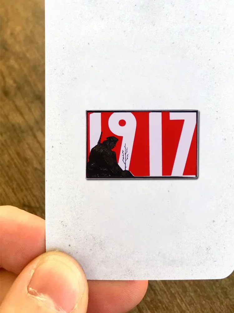 روسيا الشيوعية السوفياتي الدعاية المشارك بروش 1917 شارة #6