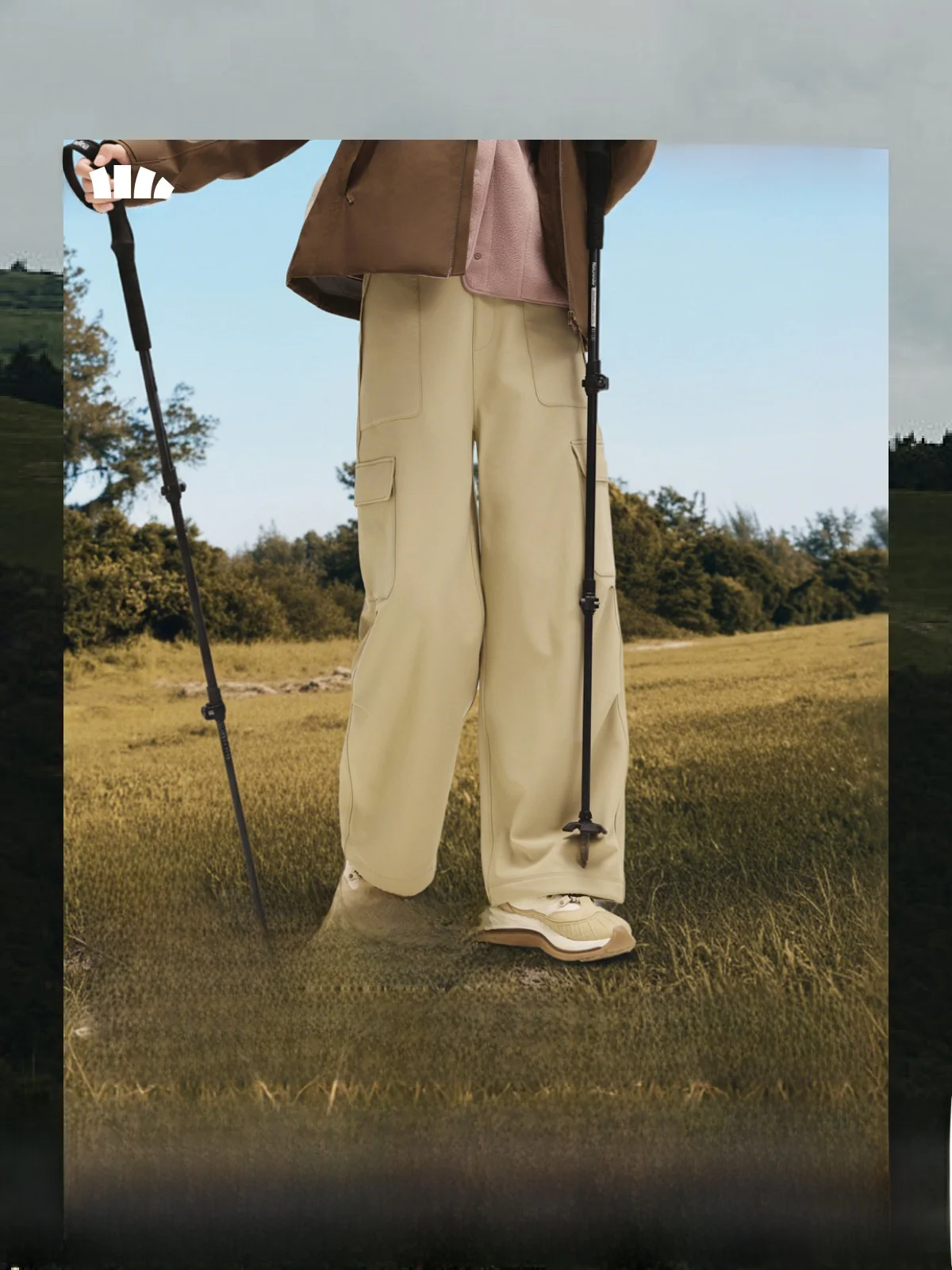 

Windproof Fce Lined Work Trousers Women's Outdoor Casual Sports Pants Qui Dry Hiking Trousers High Waist Cargo Pants