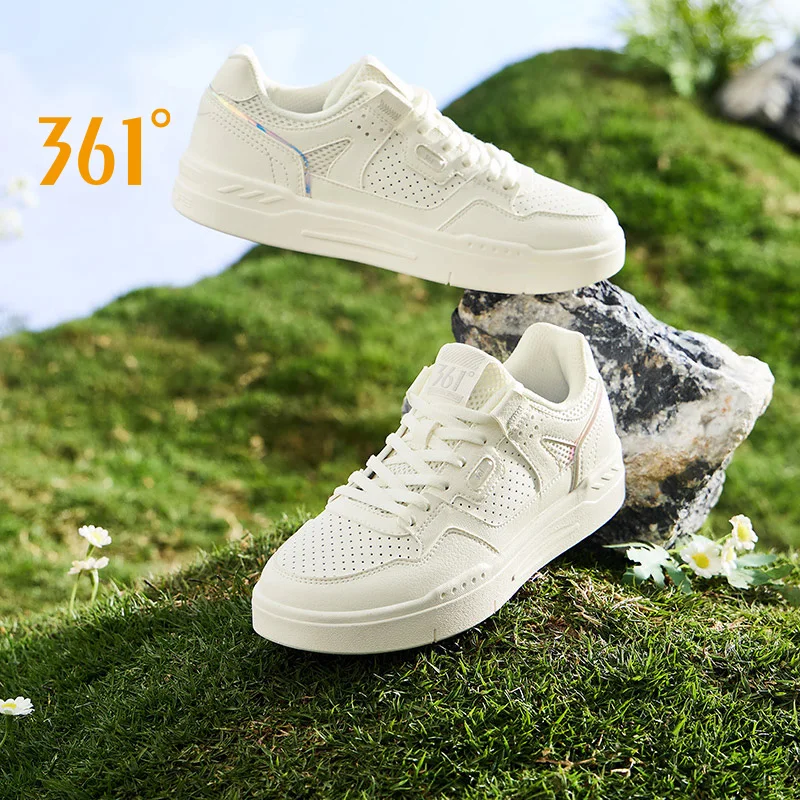 

361 Degrees Skate Shoes Women Spring Versatile Low-top Supportive Simplicity Lightweight Versatile Female Sneakers 682426605