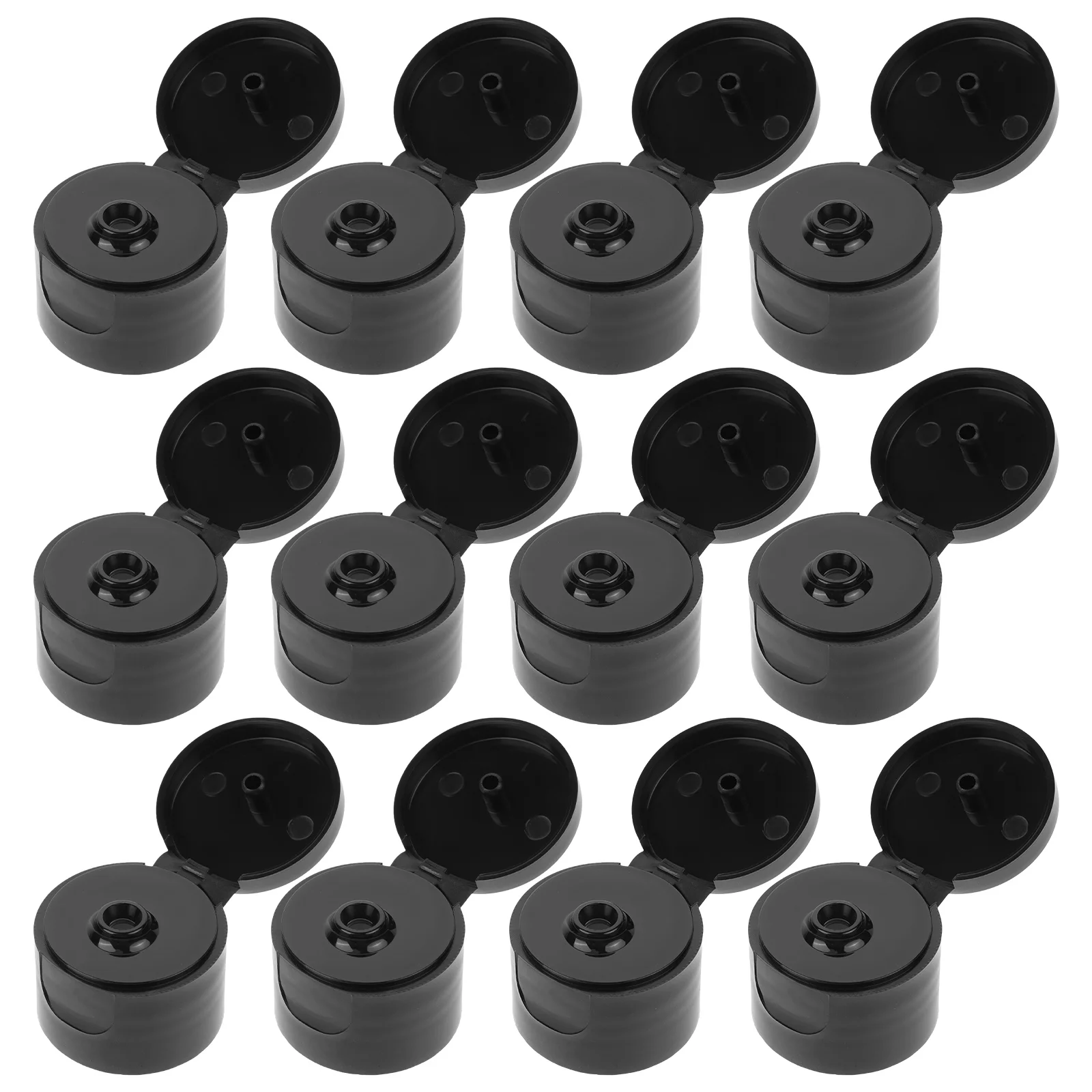 

50 Pcs Flip Top Bottle Cap Lotion Jar Accessory Cover Replacement Lid Body Plastic Pressing