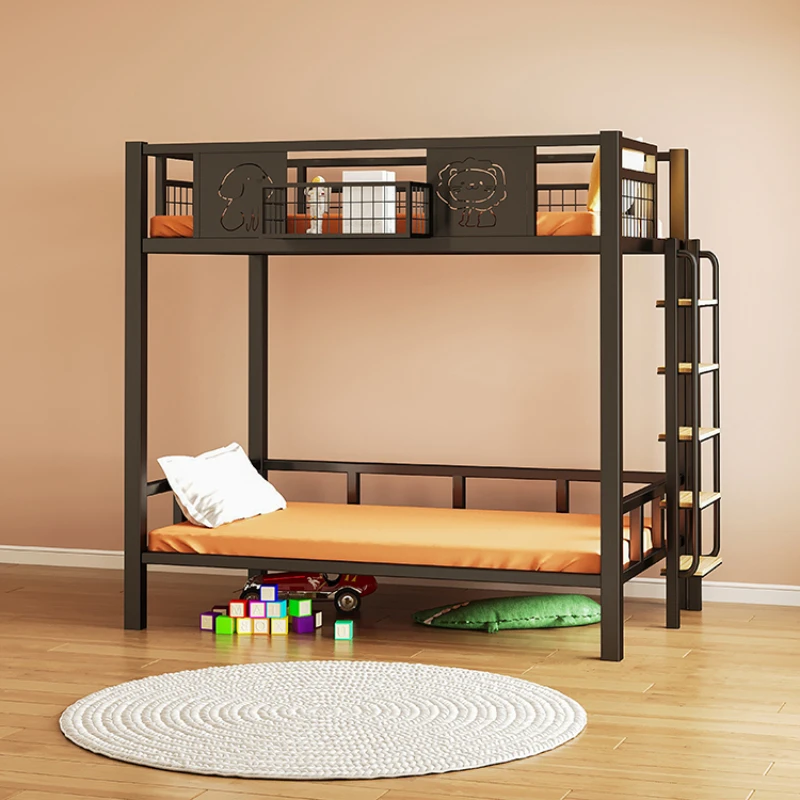 

Iron art elevated saves space, bunk bed iron frame and bunkfor adults and childrenbed