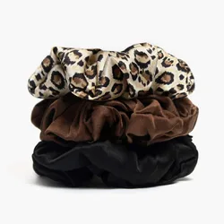 3PCS 100% Natural Silk Women Hair Ties High Quality Hair Scrunchies (19Momme) Women Big Hairbands Hair Accessories