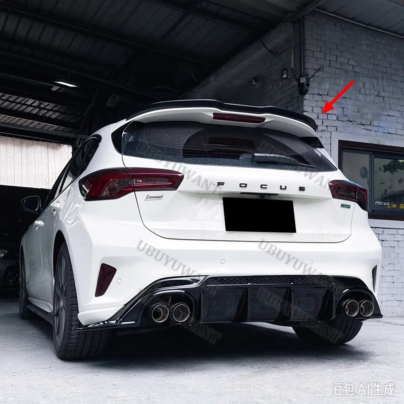 For Ford Focus MK4 ST-LINE 2019 2020 2021 ABS Rear Trunk Lid Car Spoiler Wings