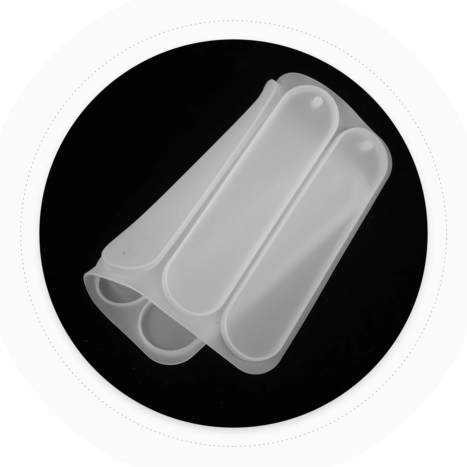 Cetakan Pembatas Buku Diy Kerajinan Resin Cetakan Pengecoran Kristal Epoksi Halaman Pemegang Penanda Alat Pembuat Silikon Bulan