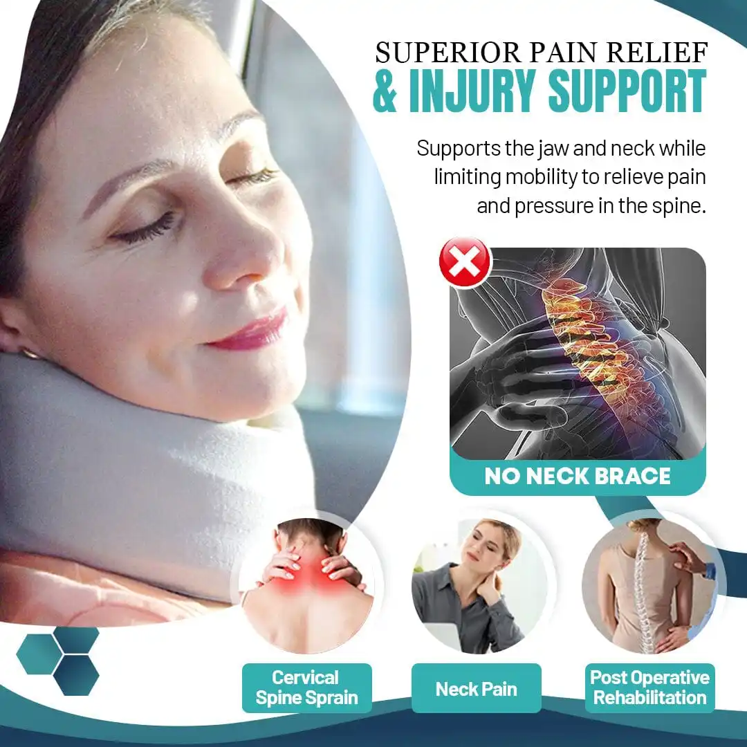 Neck Stretcher Posture Corrector Portable Cervical Traction Orthopedic Pillow Collar Lumbar Spine Relief Pain Support Device