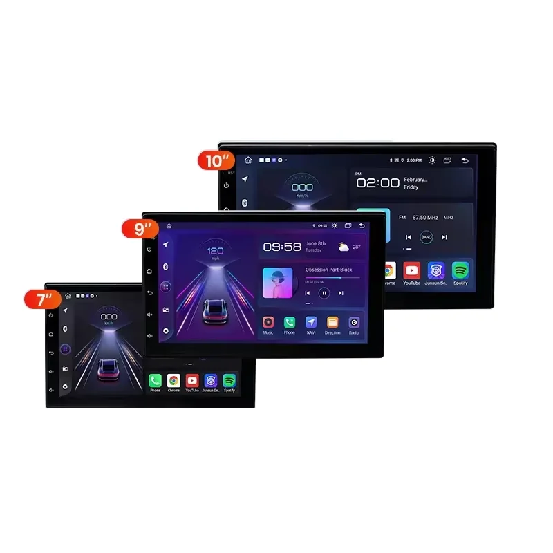 Junsun 7 9 10 Inch Universele Carplay Android Auto Autoradio Voor Vw Fiat Renault Nissan Hyundai Gps Multimedia Autoradio Stereo - afbeelding 2