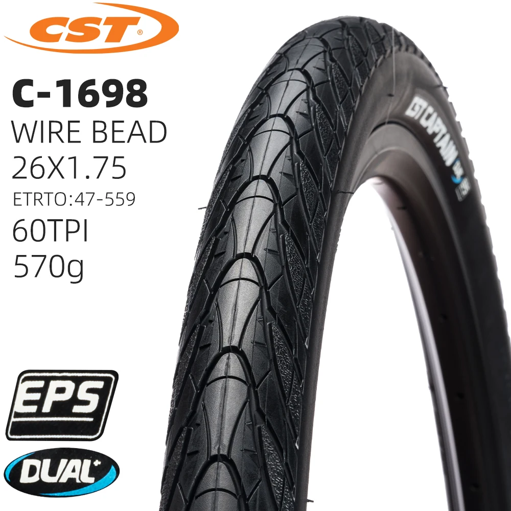 CST C1698 CAPTAIN TRAVEL BICYCLE TIRE OF CITY BIKE TYRE C1698 KIDS TIRE 34-349 C-1698