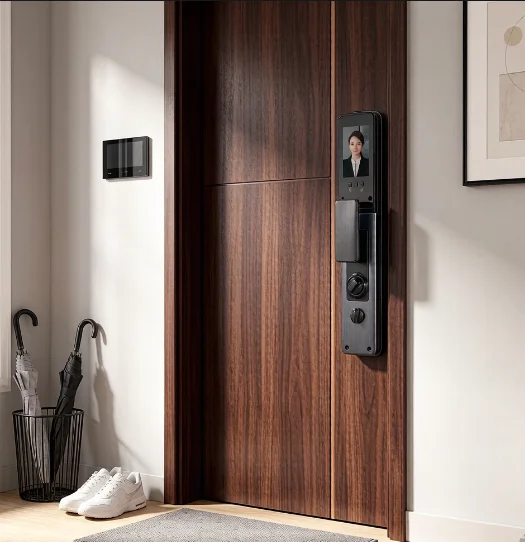 Smart Lock with Fingerprint, Password, IC Card, Mechanical Key & Remote App Control