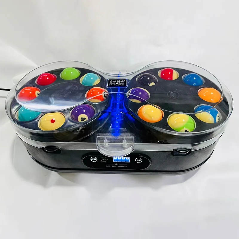 Modern Durable Automatic Billiard Cleaning Machine, Touch Screen, Plastic Metal Construction, Portable