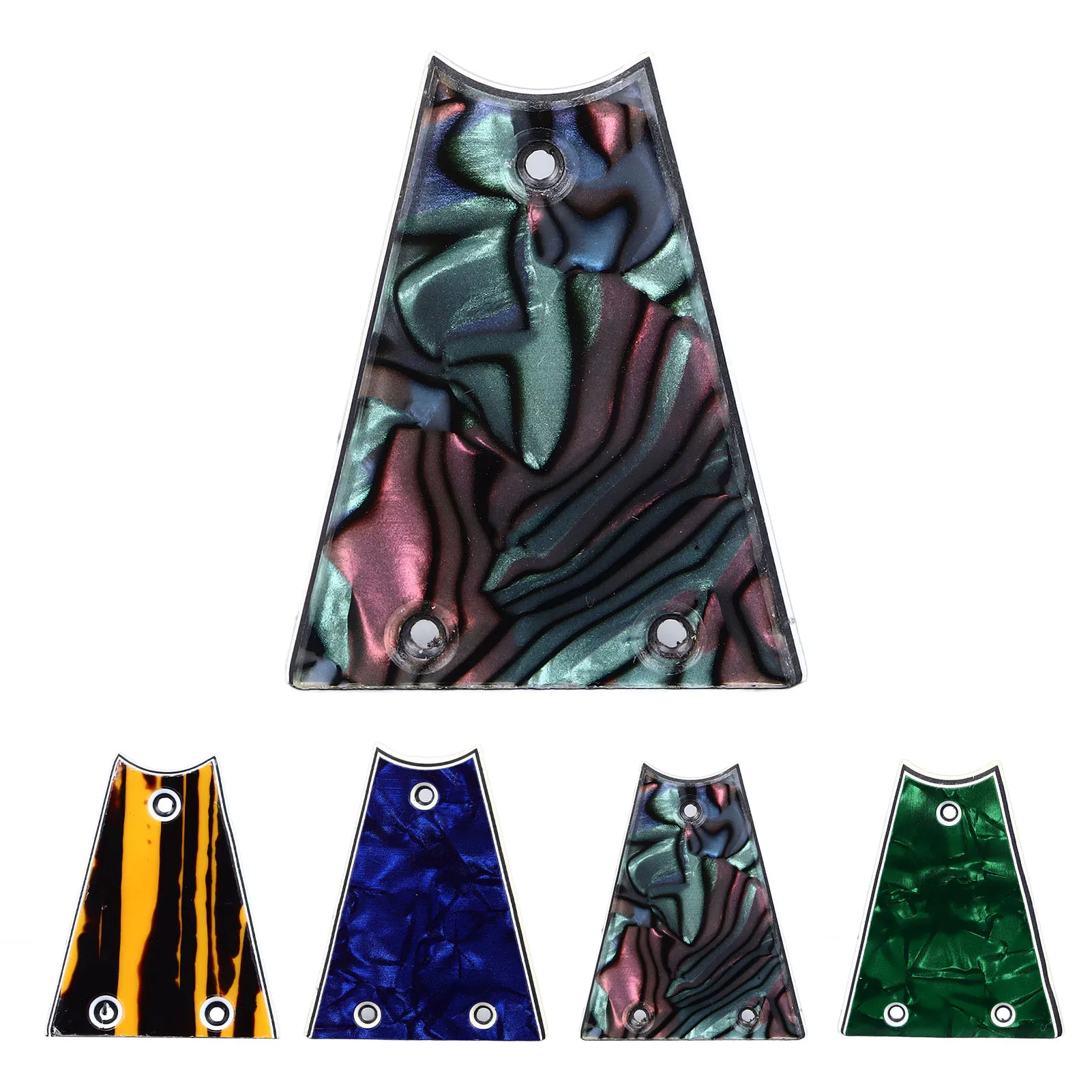 Rod Cover Replacement Guitar  Rod Cover 3 Hole Triangular Beautiful Pattern Plastic  Rod Plate for Replacement