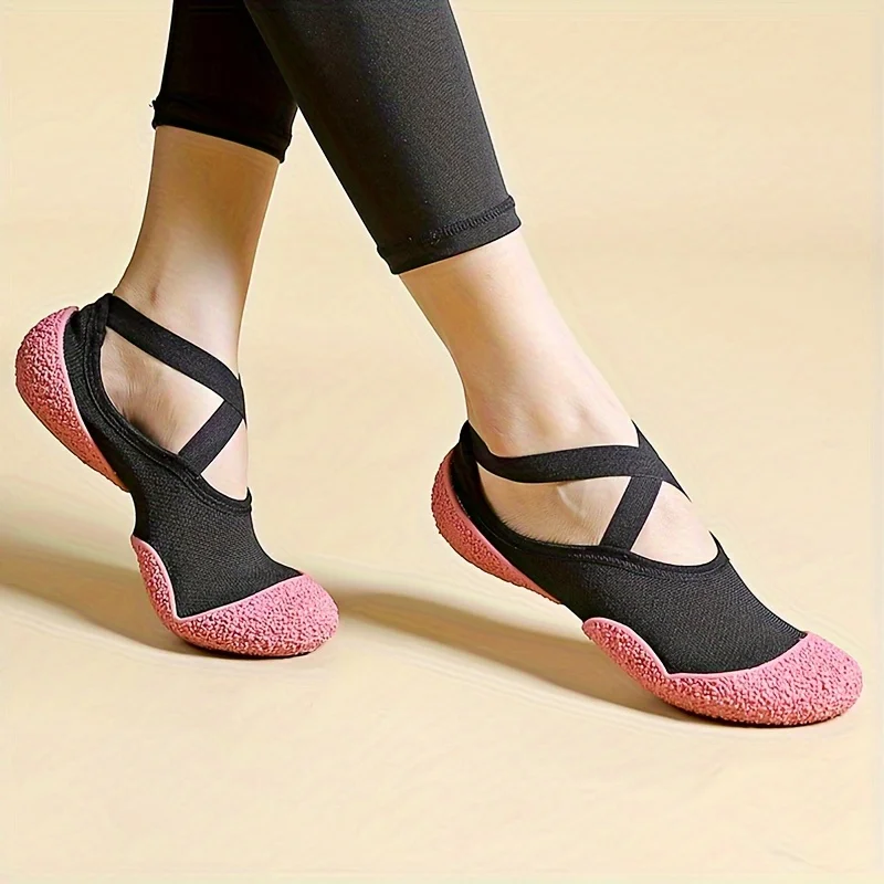 Women's All-Knit Yoga Pilates Shoes - Prioritizing Skin - Friendliness and Breathability