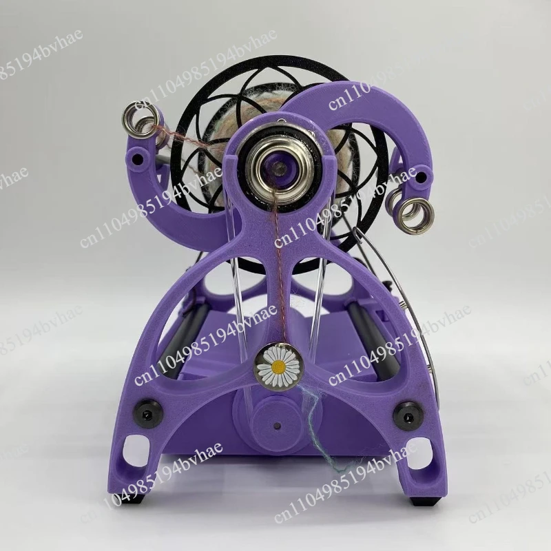 12V adjustable speed display mini electric spinning wheel, wool fiber cotton yarn twist