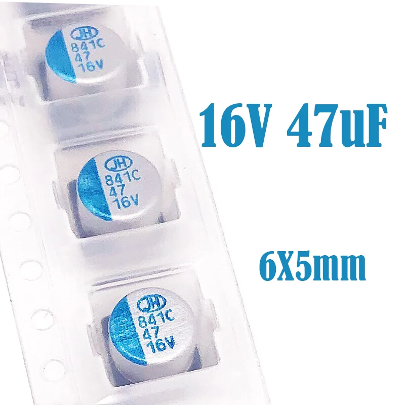 

(10-100pcs)16V47UF 6X5mm SMD Solid state capacitor/solid polymer capacitor 47uf 16V