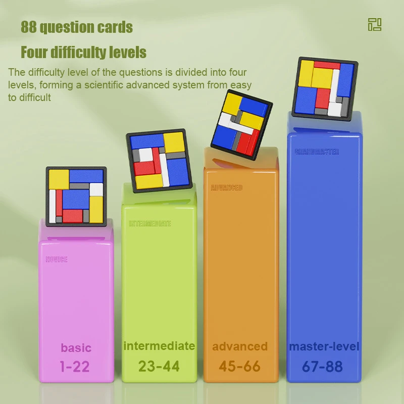 Children's Logic Puzzle Thinking Training Building Block Games Parent-Child Interactive Intelligence Development Toy Puzzle