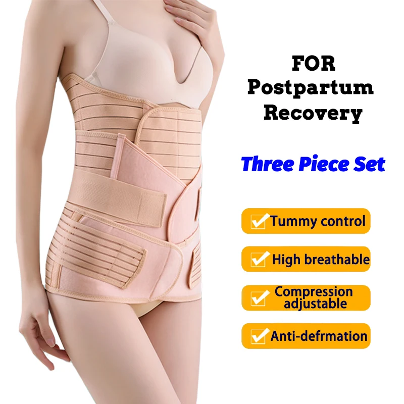 Postpartum Girdle Abdomen Control Shaper Belly Reducing Binder Modeling Strap Band Waist Tummy Slimming Belt Maternity Shapewear