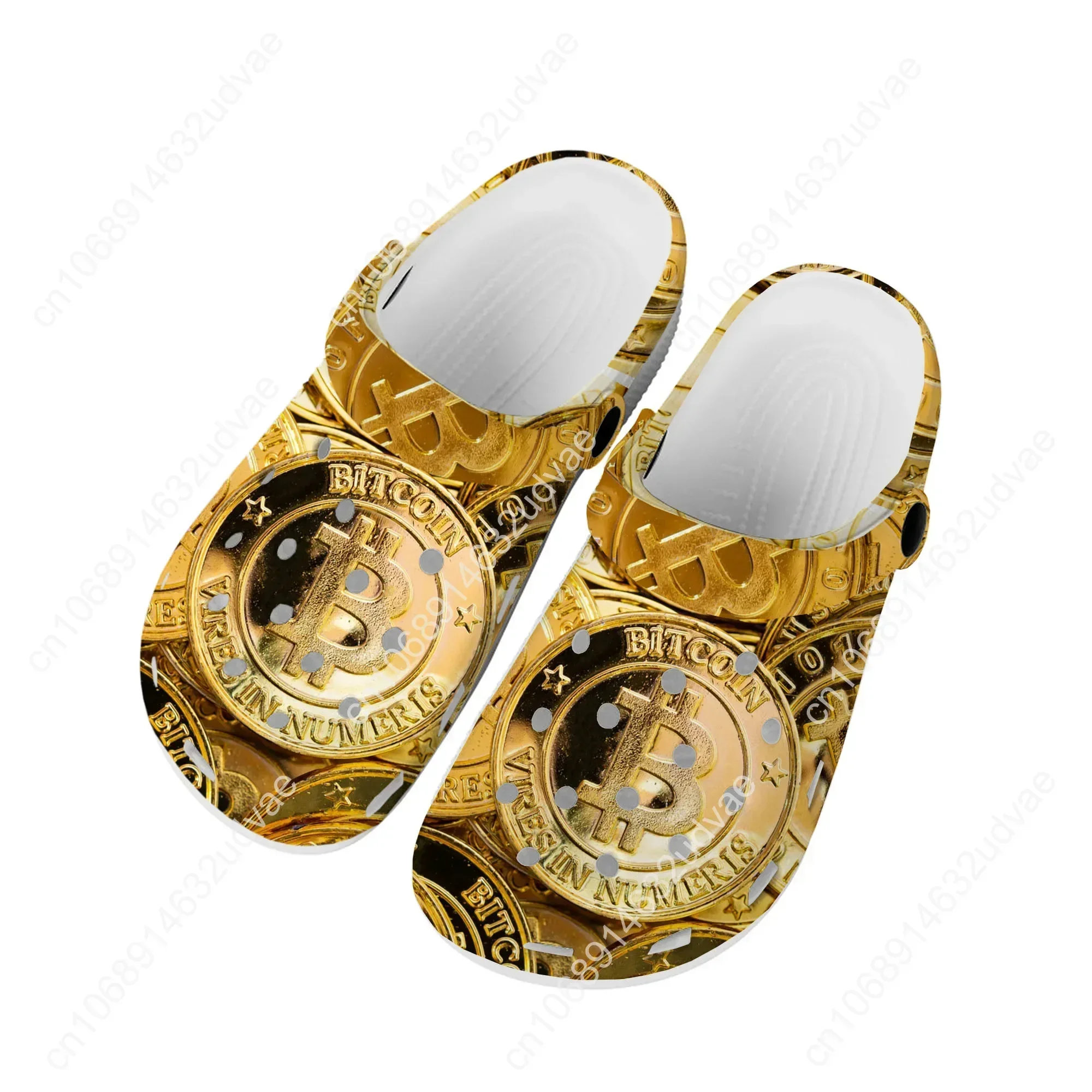 Bitcoin Cryptocurrency Miner BTC Coin Home Clogs Custom Water Shoes Mens Womens Teenager Shoe Garden Clog Beach Hole Slippers