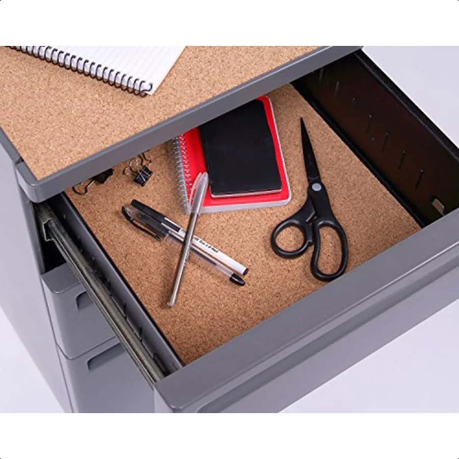 Rouleau de liège de marque rouleau de liège non adhésif revêtement d'étagère en liège polyvalent 12 "x 4' paquet naturel de 6