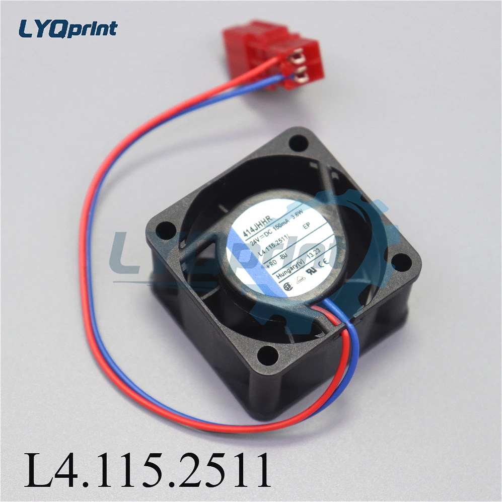 

Лучшее качество L4.115.2511 Осевой вентилятор 414 JHHR 24 В постоянного тока 150 мА 3,6 Вт для Heidelberg CD102 SM102 CD74 SM74 XL75 Задний край медленно-вниз