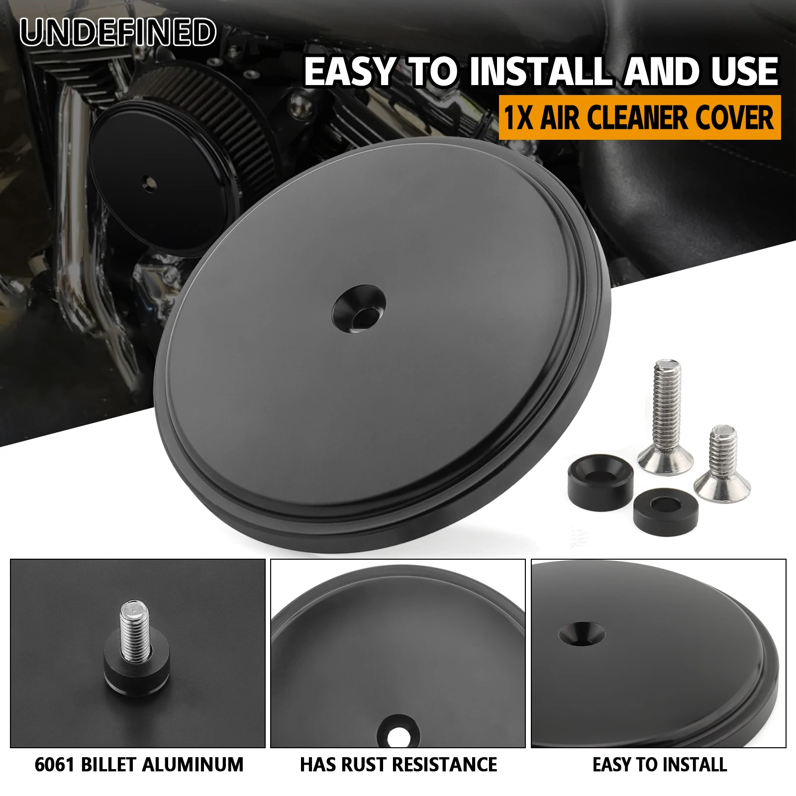Air Cleaner Filter Cover For Harley Dyna Street Bob Low Rider Wide Glide Touring Road Street Glide Road King Softail Sportster