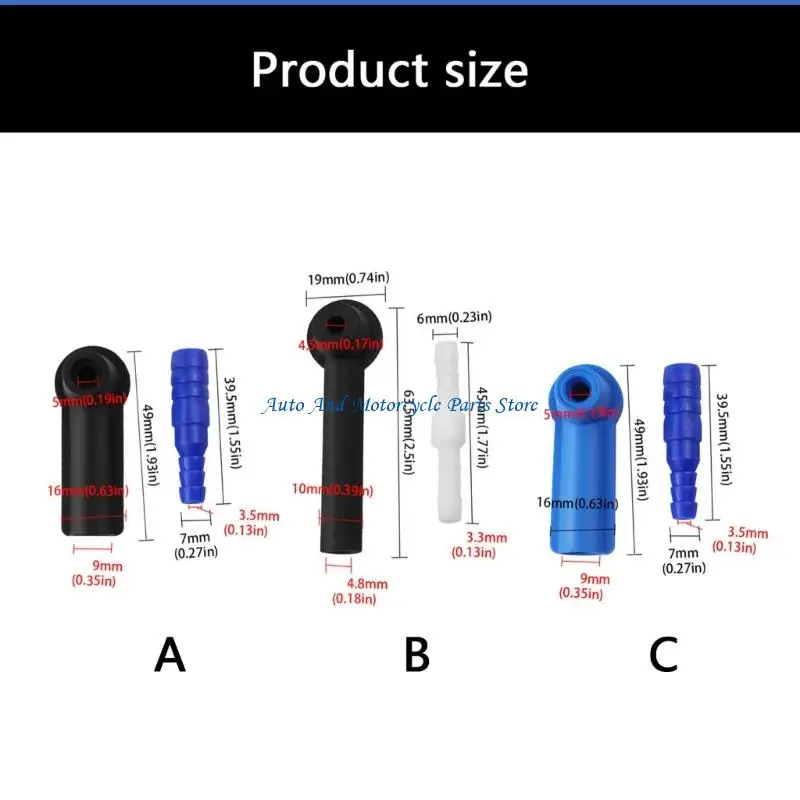 P9FD مبدل نزيف مكابح السيارات مع منع التسرب تصميم مقاوم للطقس مناسب لعشاق الميكانيكا ذاتية الصنع
