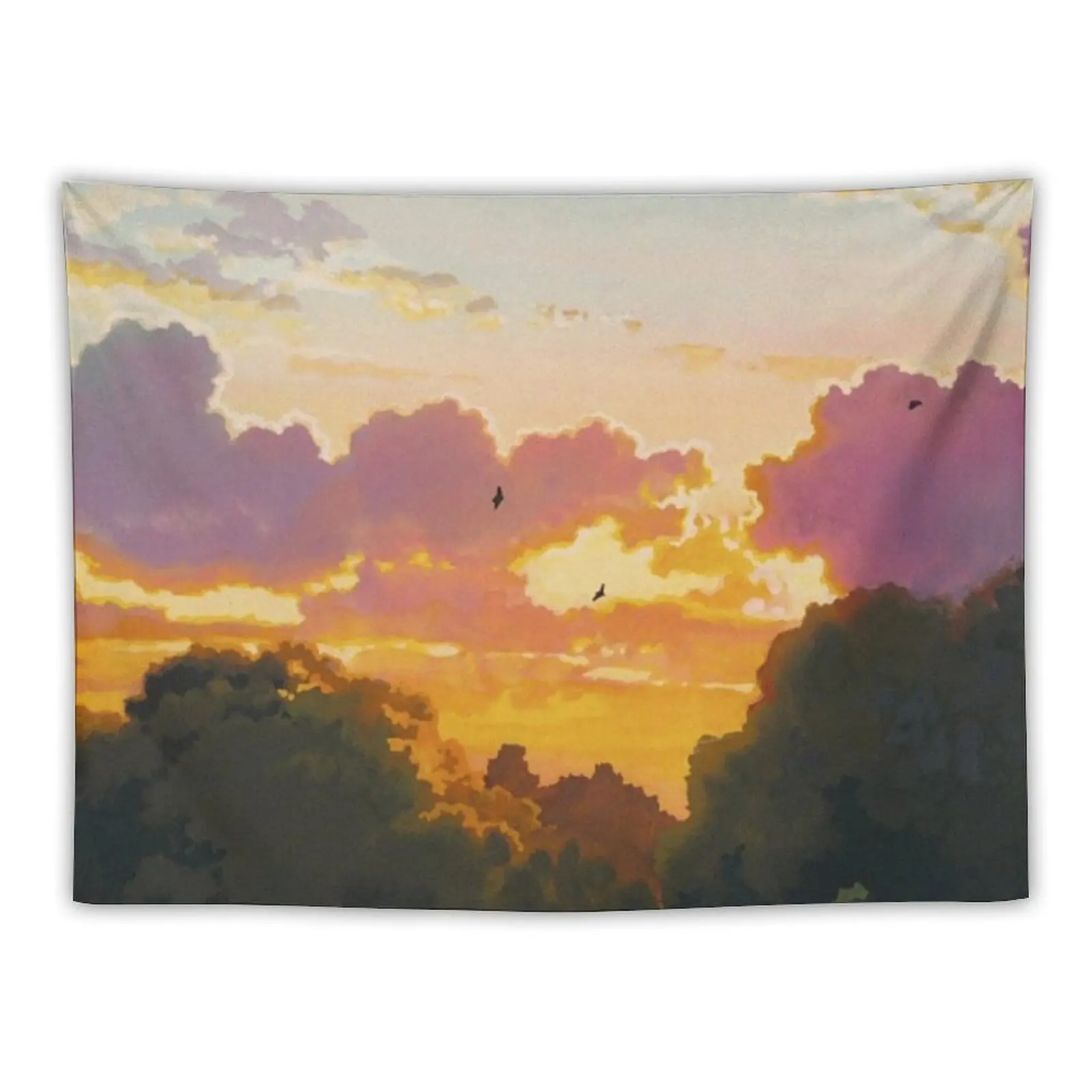 

Anime Sunset Tapestry Home Decorations Aesthetic Decoration For Bedroom Home Decorating House Decorations Tapestry