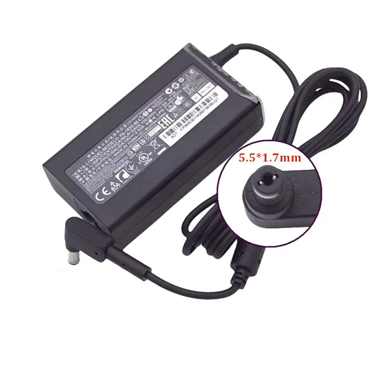 

For Acer Nitro 5 AN515-31 Laptop Charger Genuine Power Supply AC Adapter 19V 3.42A 65W 5.5*1.7mm PA-1650-69 PA-1650-86 ADP-65JH