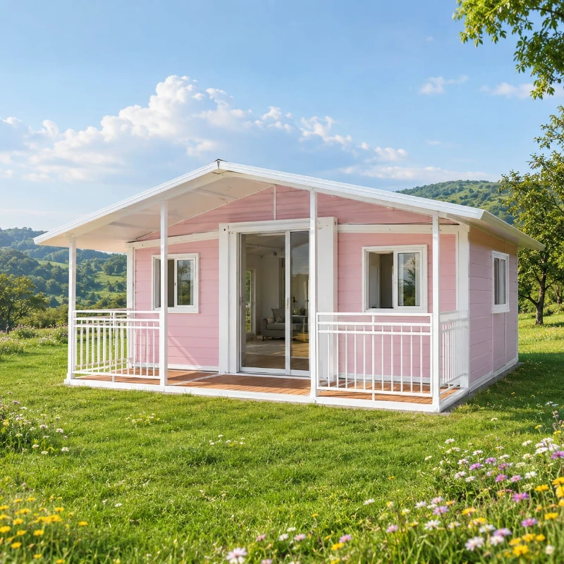 Expandable Modular Home Folding Container House for Site Office Outdoor Cabin and Temporary Housing Customized