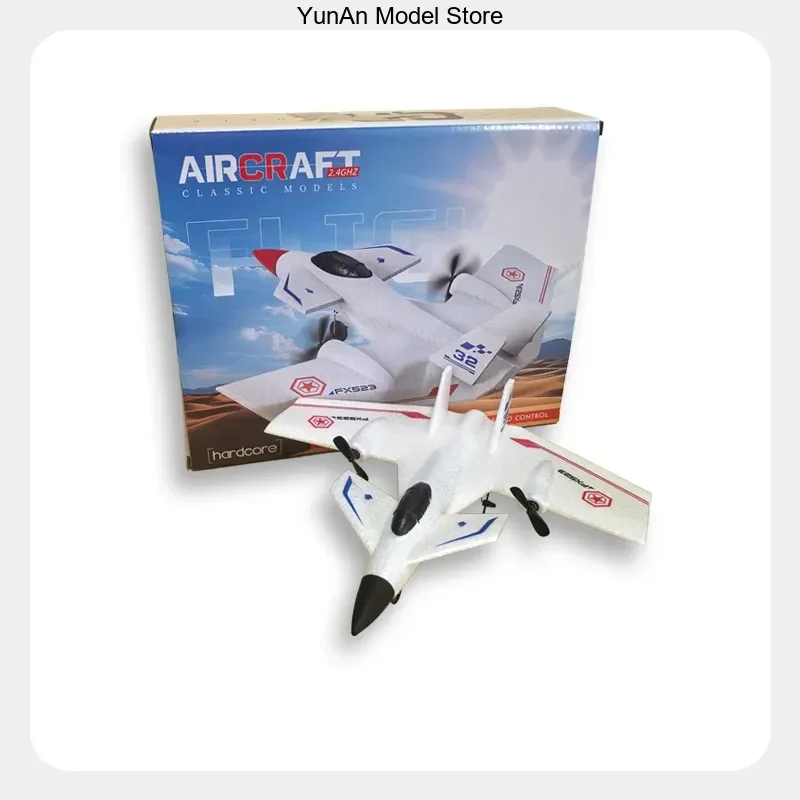 FX523 RC Plane 2-Channel EPP Foam Glider Sci-Fi Style Fixed Wing Fighter Model