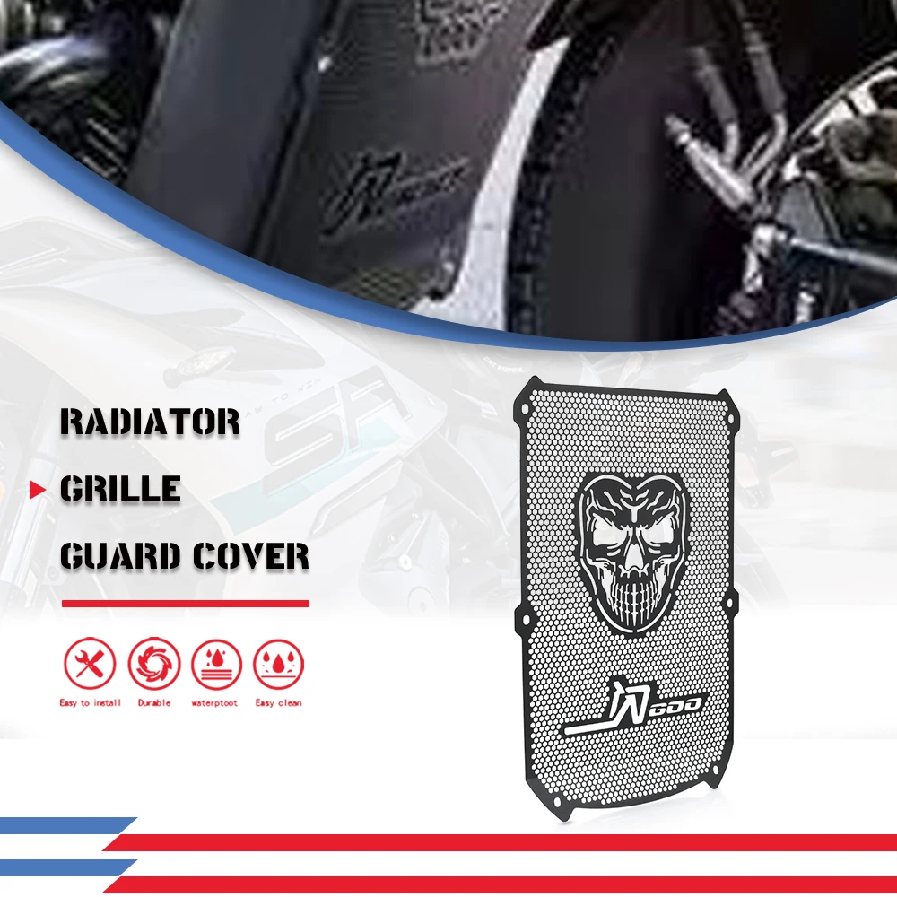 

Radiator Grille Guard Cover Protection FOR QJMOTOR SRV600 V4 SRV600 V 2024 2025-2027 Motorcycle Accessories