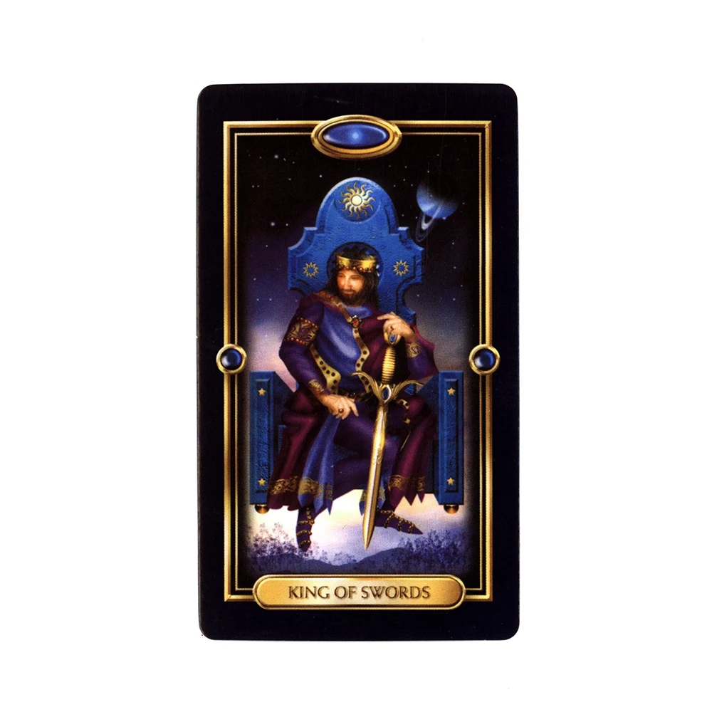 2021The Most popular gold Tarot Deck  Affectional Divination Fate Game Deck Palying Cards For Party Game  English Version