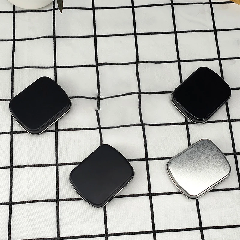 ポータブル空水彩缶ボックス、12または24グリッド、ミニ水彩ペイントパレット、ペイントトレイ、旅行画材