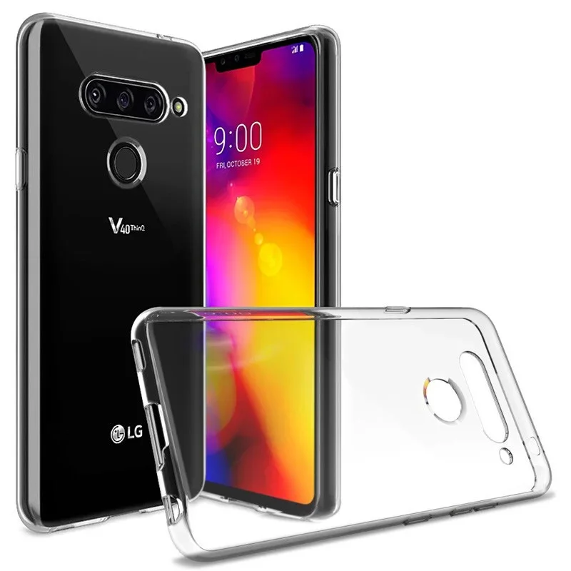 Ultra Thin Clear Phone Case For LG K30 2019 G8 G7 G6 Case Silicone Soft Back Cover For LG V40 V30 V30S Case Anti-knock TPU Capa