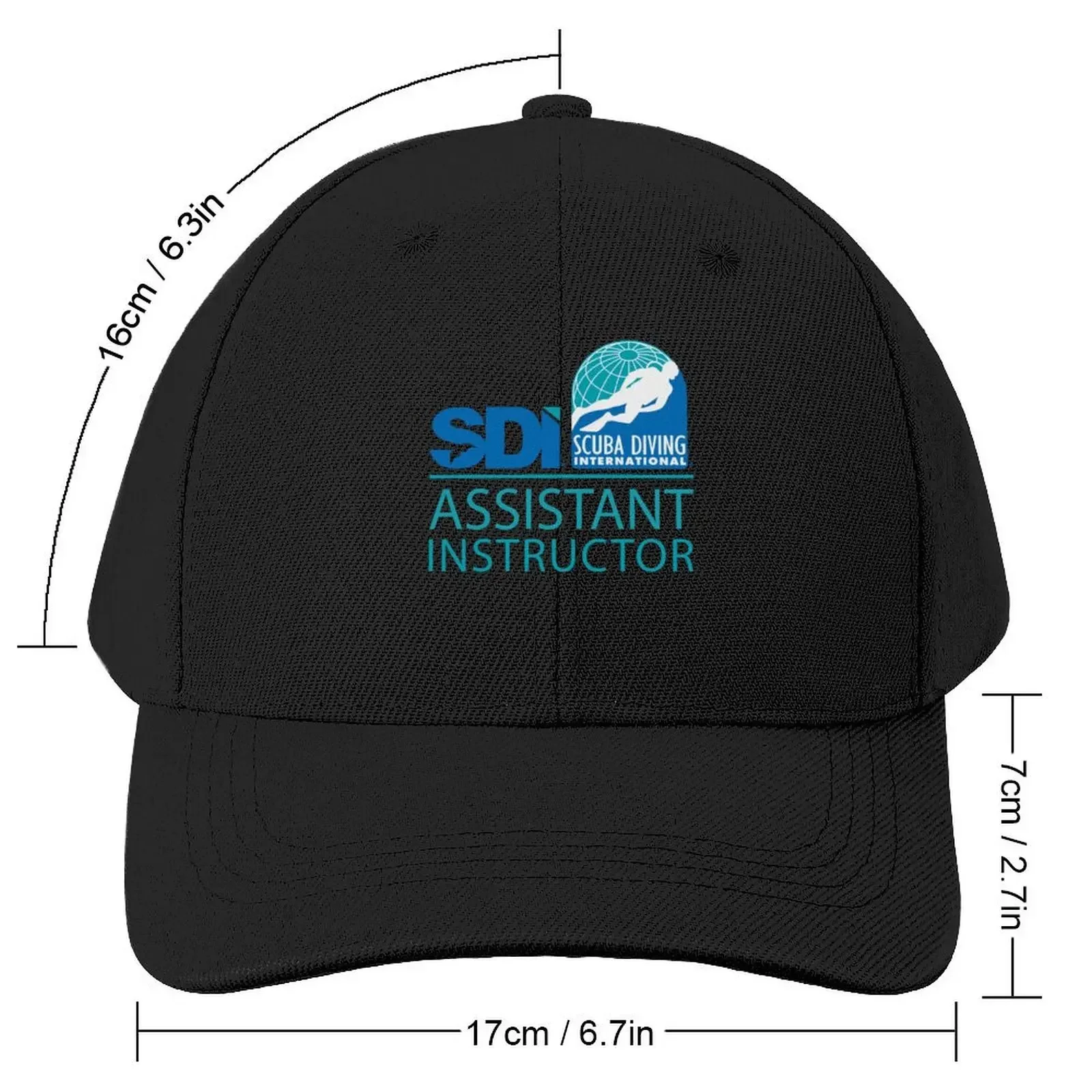 Scuba Diving International (SDI)- SDI Assistant Instructor Baseball Cap Custom Cap New In The Hat derby hat Boy Child Women's