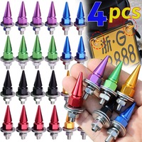 M6 Threaded Tips Screw Car Modified Fasteners Fender Washer Bumper Engine Screws License Plate Aluminium Alloy Bolts