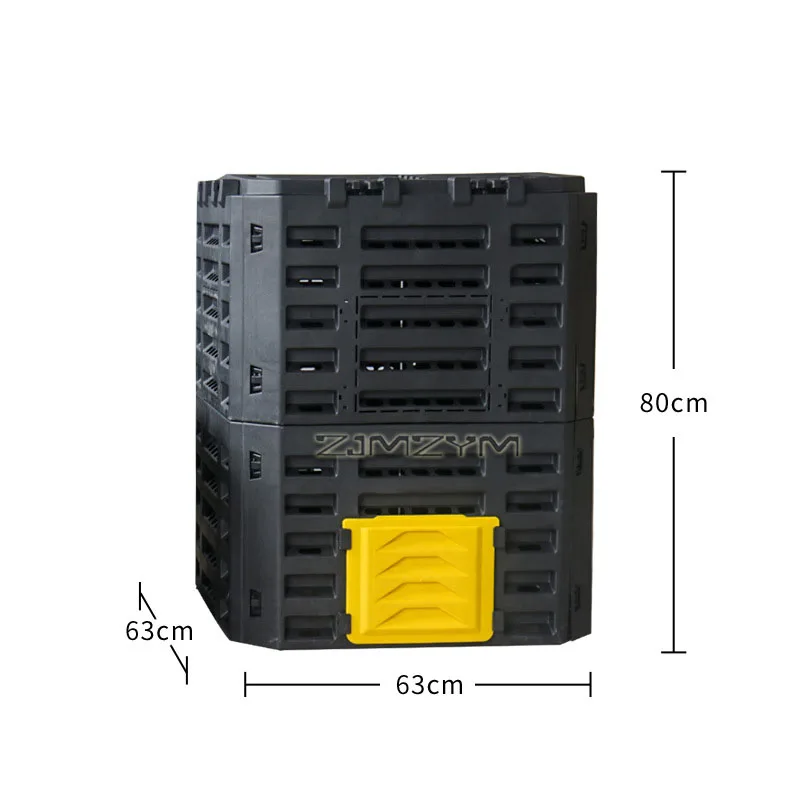 Outdoor Compost Bin Weatherproof Garden Compost Tumbler for Yard Kitchen Waste Organic Fertilizer Maker for Backyard Farm